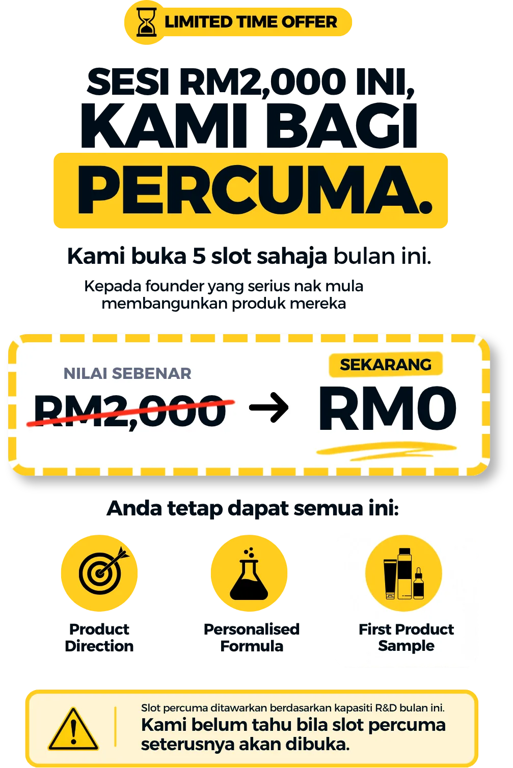 Winning Product sales page plantic draft